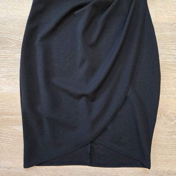 Lulus Mini Short Sleeveless Dress Size Small Stretch Black Bodycon LBD - Picture 5 of 16